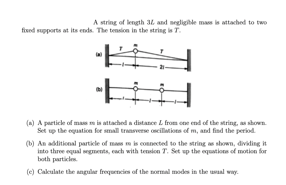 Solved A girl holds a thin string (negligible mass) tied to