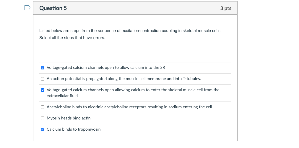 Solved Question 5 3 pts Listed below are steps from the | Chegg.com