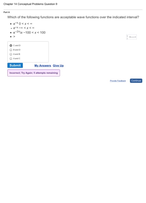 Solved Which of the following functions are acceptable wave | Chegg.com