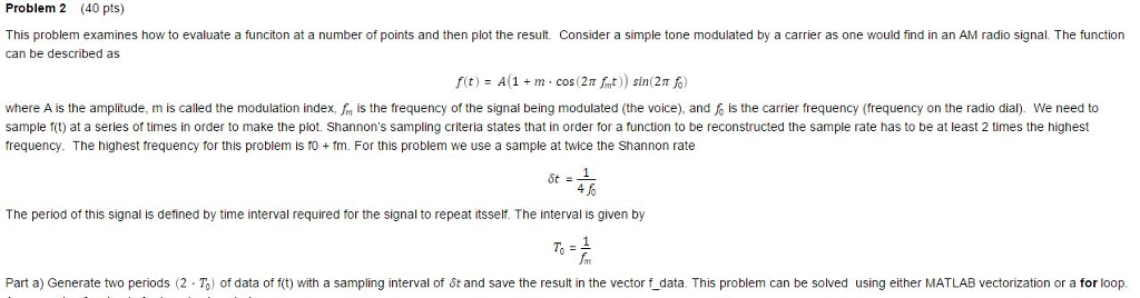 Solved Problem 2 (40 pts) This problem examines how to | Chegg.com