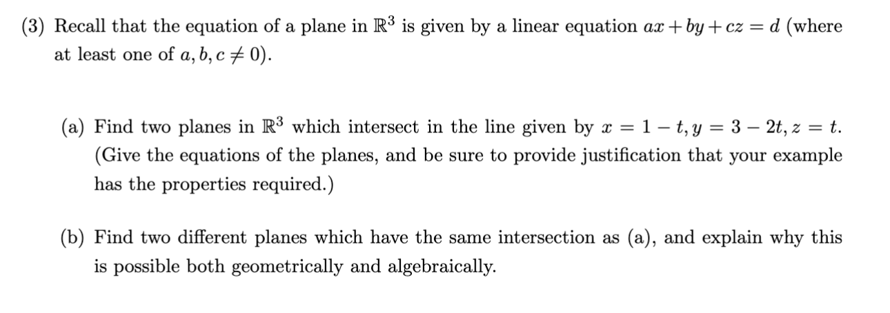 Solved Please help me with this question this is for linear | Chegg.com