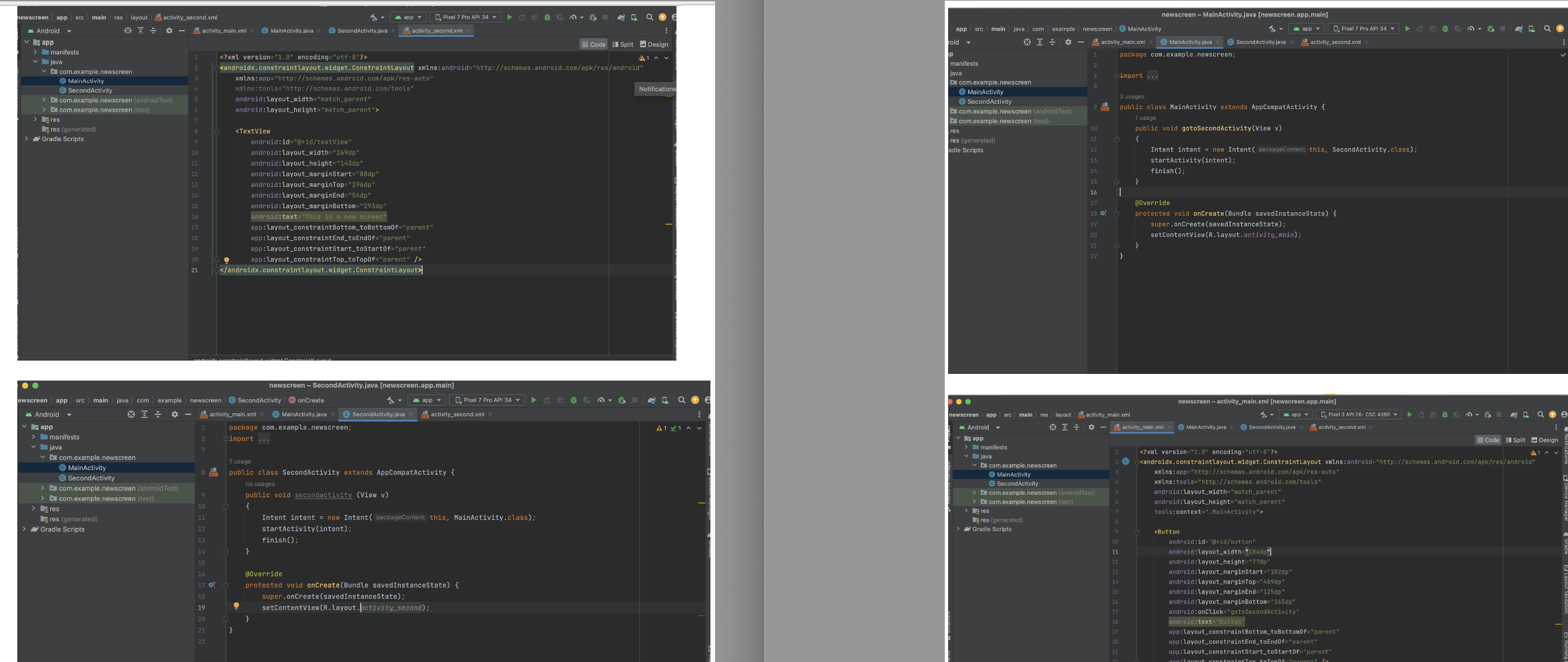 Solved I am trying to make a java andriod app in which a | Chegg.com