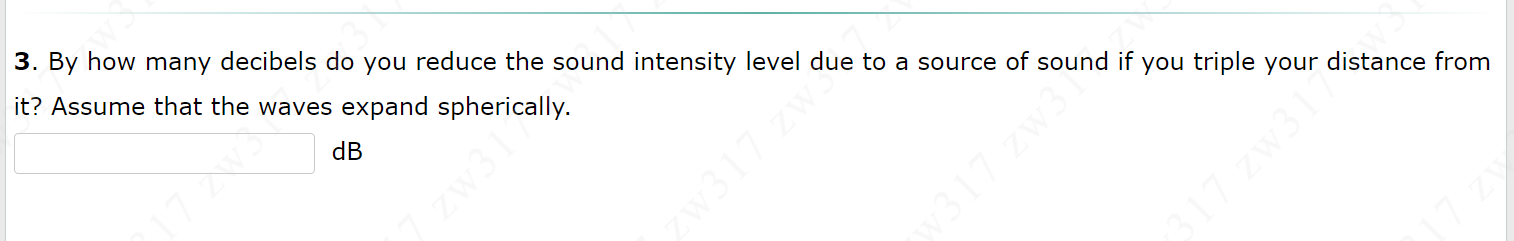 Solved 3. By how many decibels do you reduce the sound | Chegg.com