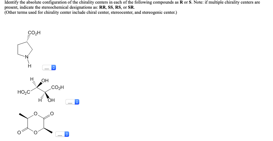 What Is The R And S Configuration For Each Stereogenic Center