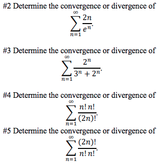 Solved #2 Determine the convergence or divergence of 2n n-1 | Chegg.com