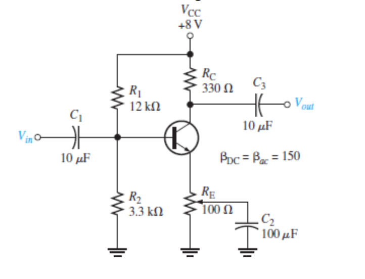Solved Find the overall maximum voltage gain for the | Chegg.com