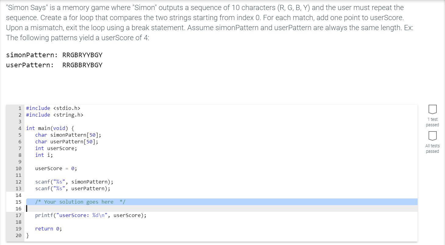 Solved "Simon Says" is a memory game where "Simon" outputs a | Chegg.com