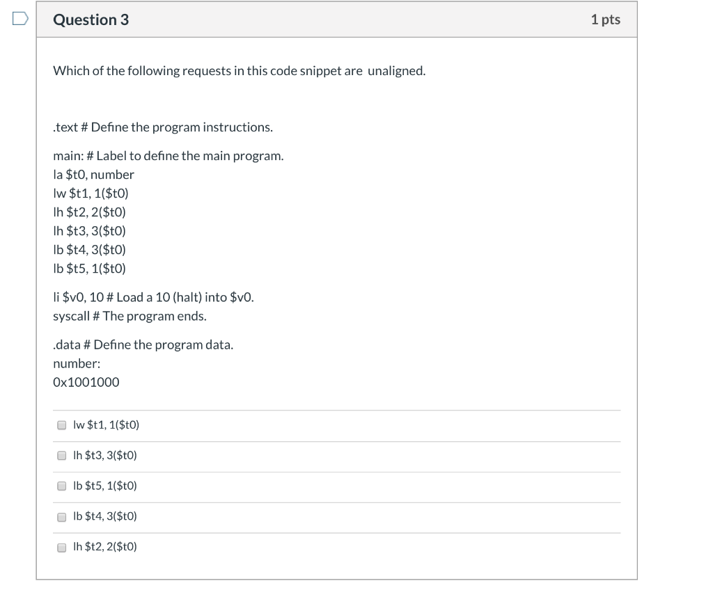 Solved Question 3 1 pts Which of the following requests in | Chegg.com