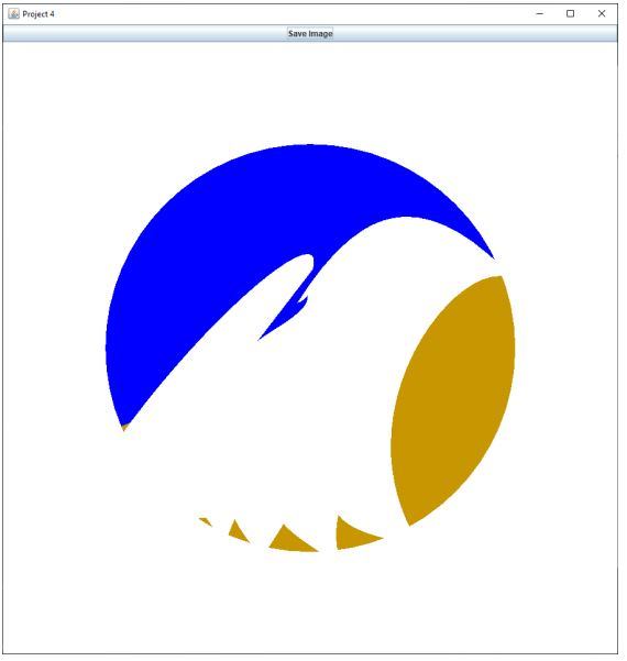 Write a Java program to display a rotating eagle. Use | Chegg.com