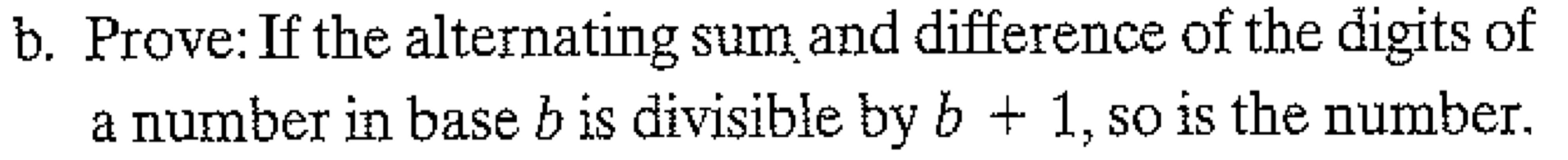 Solved B. Prove: If The Alternating Sum And Difference Of | Chegg.com