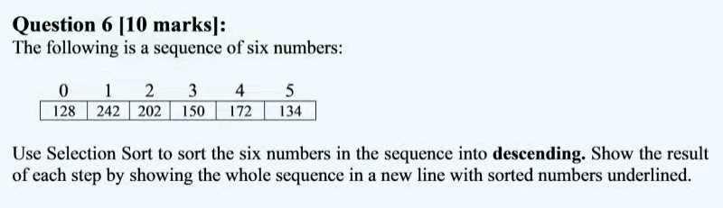 Solved Question 5 [10 marks]: Use divide-and-conquer | Chegg.com