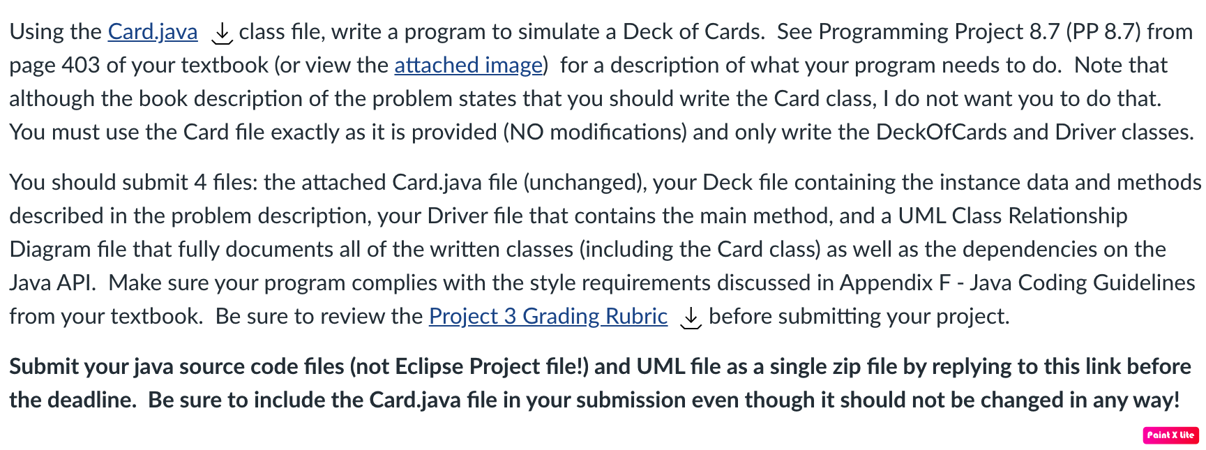 Solved Data: PP 8.7 Create a Card class that represents a | Chegg.com
