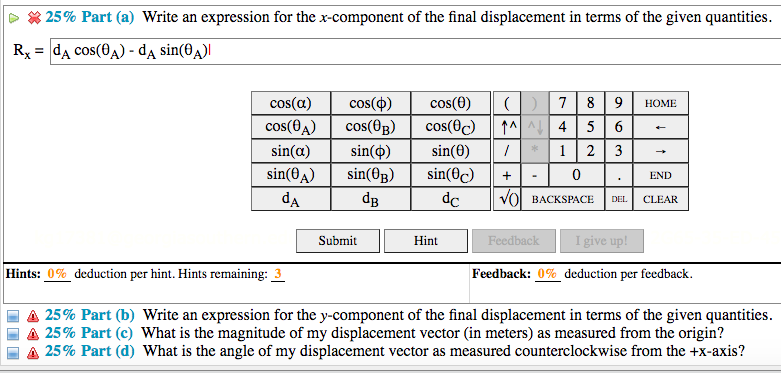 Solved (10\\%) Problem 7: I Start Walking. The \\( 1^{\\text | Chegg.com