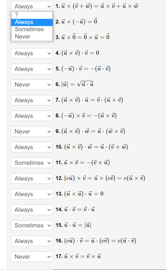 Solved Suppose That U V W U V W Are Vectors In R3 Chegg Com