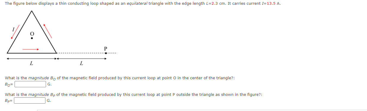 Solved The figure below displays a thin conducting loop | Chegg.com