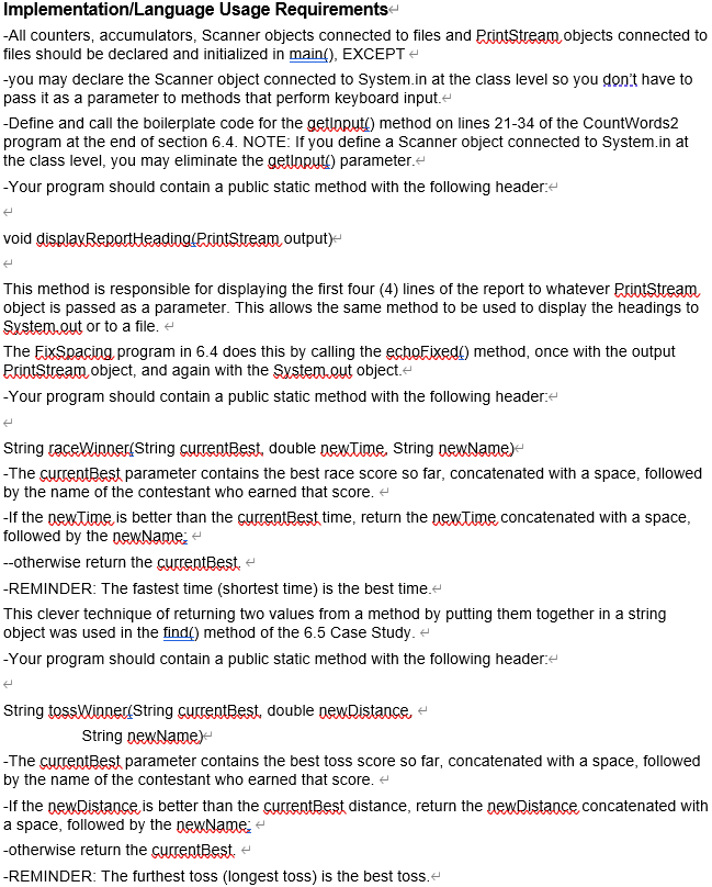 Solved Pretend that a school holds a competition each spring Chegg com