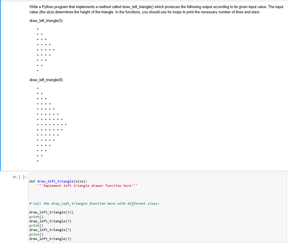 Solved Write a Python program that implements a method | Chegg.com