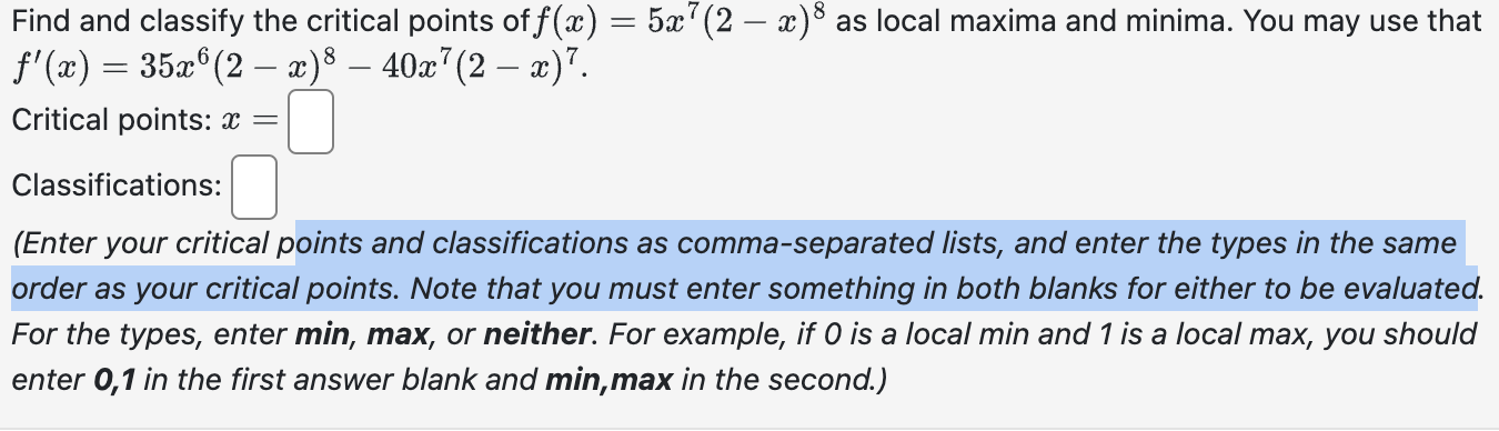 Solved Find and classify the critical points | Chegg.com