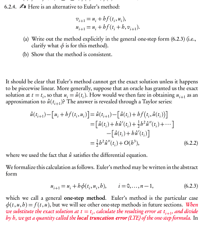 Solved 6 2 4 Here Is An Alternative To Euler S Method 0 Chegg Com Solved 6 2 4 Here Is An Alternative To Euler S Method 0 Chegg Com