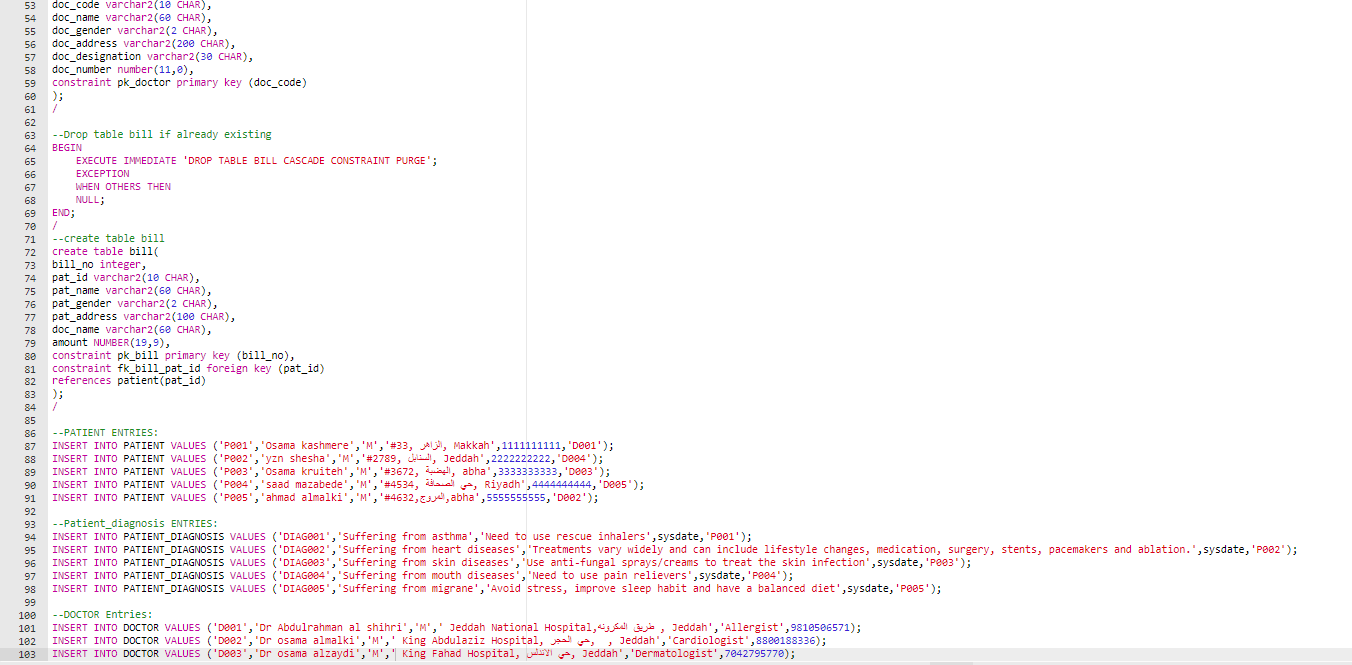 Solved Use Oracle to create the normalized tables. (2