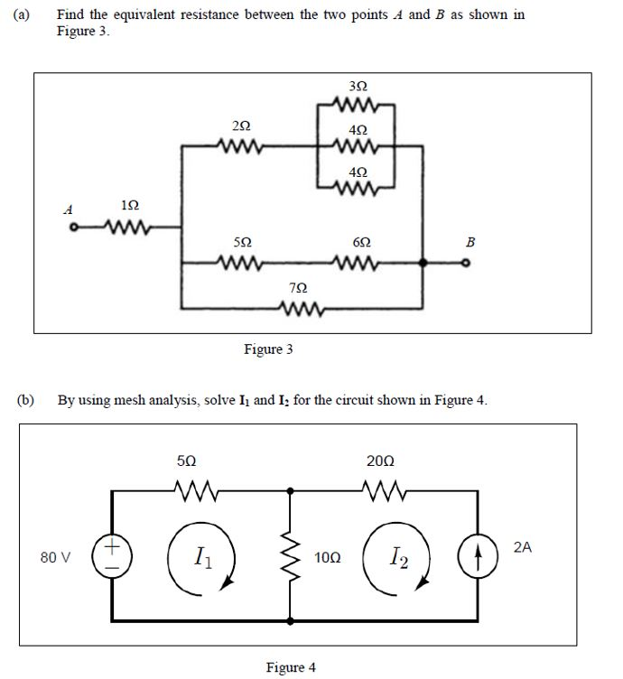 Solved (a) Find the equivalent resistance between the two | Chegg.com