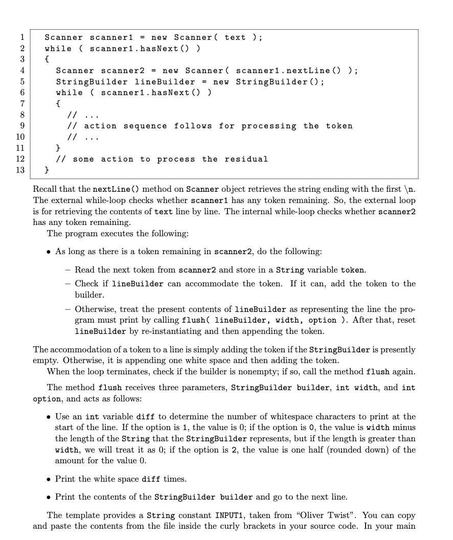 Solved Hi can someone help me code this in JAVA? I got | Chegg.com