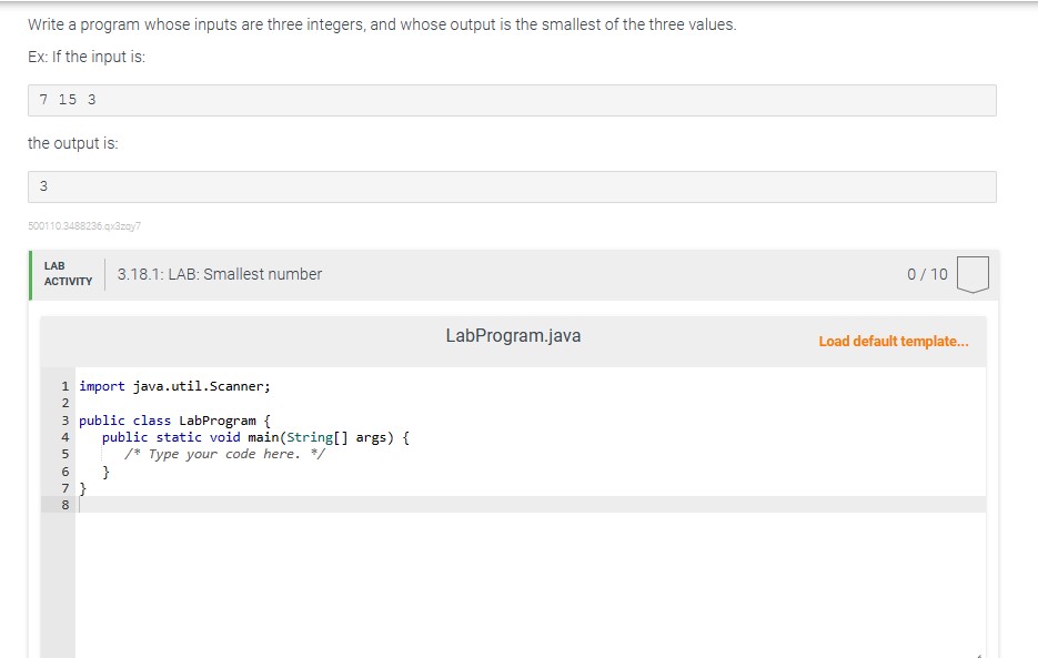 Solved Write a program whose inputs are three integers, and | Chegg.com