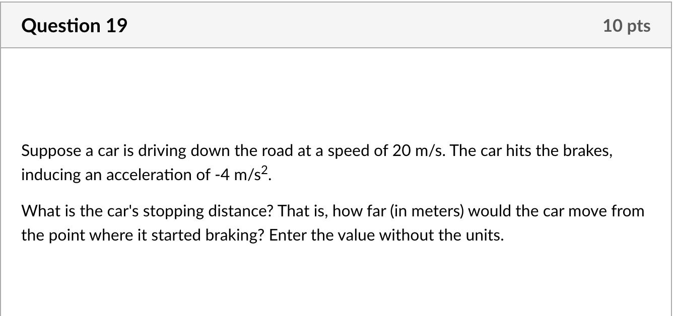 Solved A box with a mass of 2 kg only has two forces acting