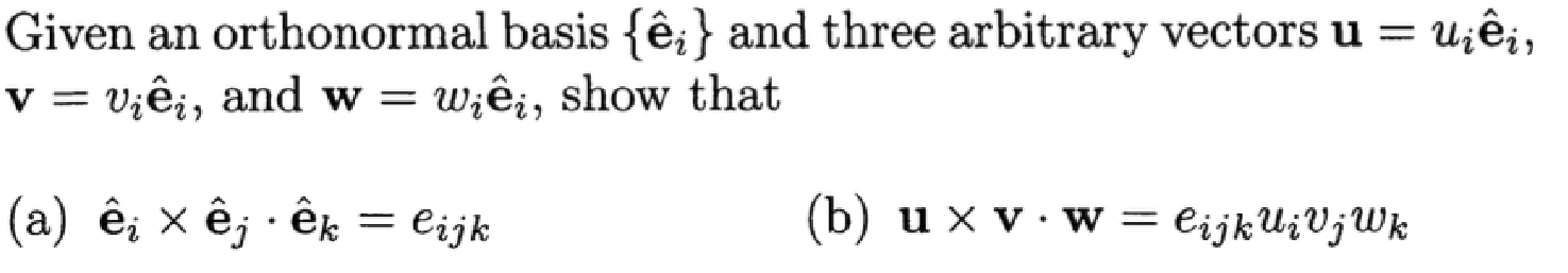 Solved Given An Orthonormal Basis E And Three Arbitrar Chegg Com