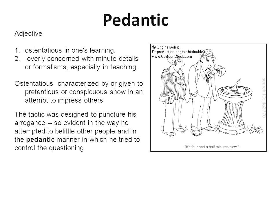 Pedantry Examples Pedantic Definition And Examples