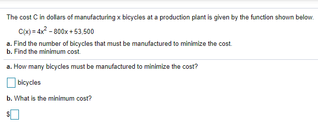 cycle assembly cost