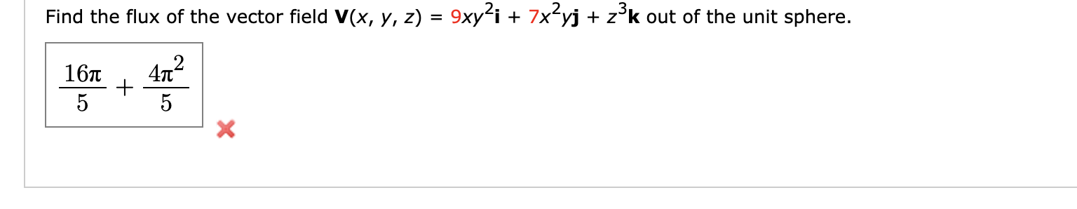 Solved Find The Flux Of The Vector Field V(x, Y, Z) = 9xy?i | Chegg.com