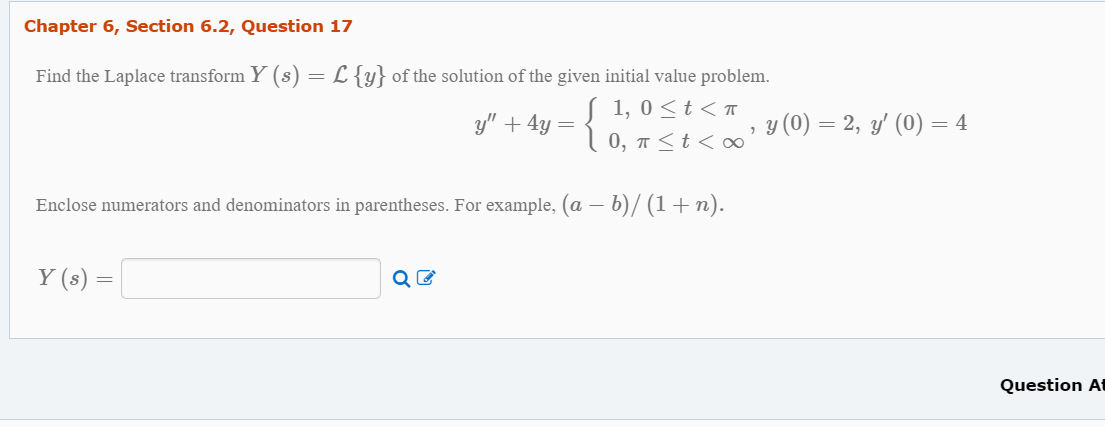 Chapter 6 Section 6 2 Question 17 Find The Laplace Chegg Com