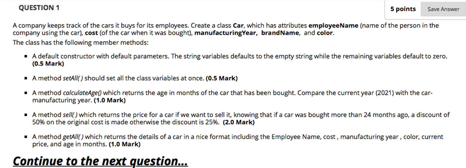 Solved QUESTION 1 5 points Save Answer A company keeps track | Chegg.com