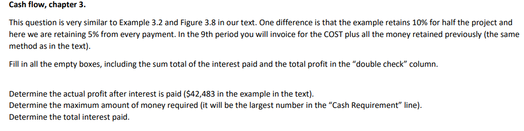 Solved Cash flow, chapter 3. This question is very similar | Chegg.com
