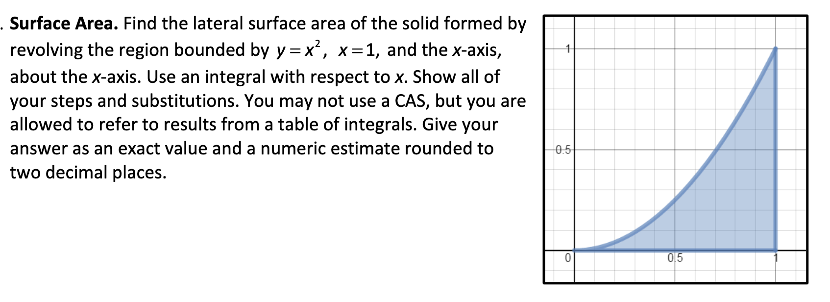 Solved 1 . Surface Area. Find the lateral surface area of | Chegg.com
