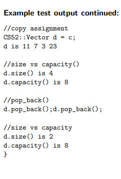 Dynamic Memory Management & OOP: A Minimal C++ Vector | Chegg.com