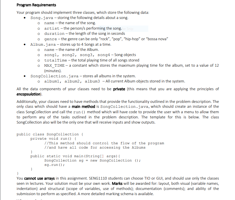 Solved Specification The program will keep track of up to 3 | Chegg.com