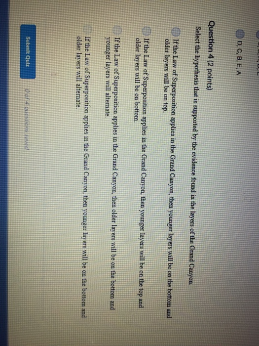Solved Question 1 (2 points) If a rock is found inside of | Chegg.com