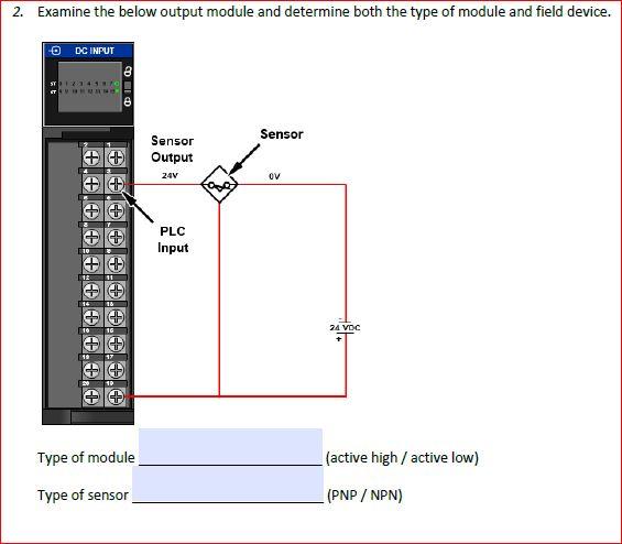 Solved 2. Examine the below output module and determine both | Chegg.com