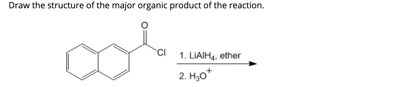 Solved Draw the structure of the major organic product of | Chegg.com