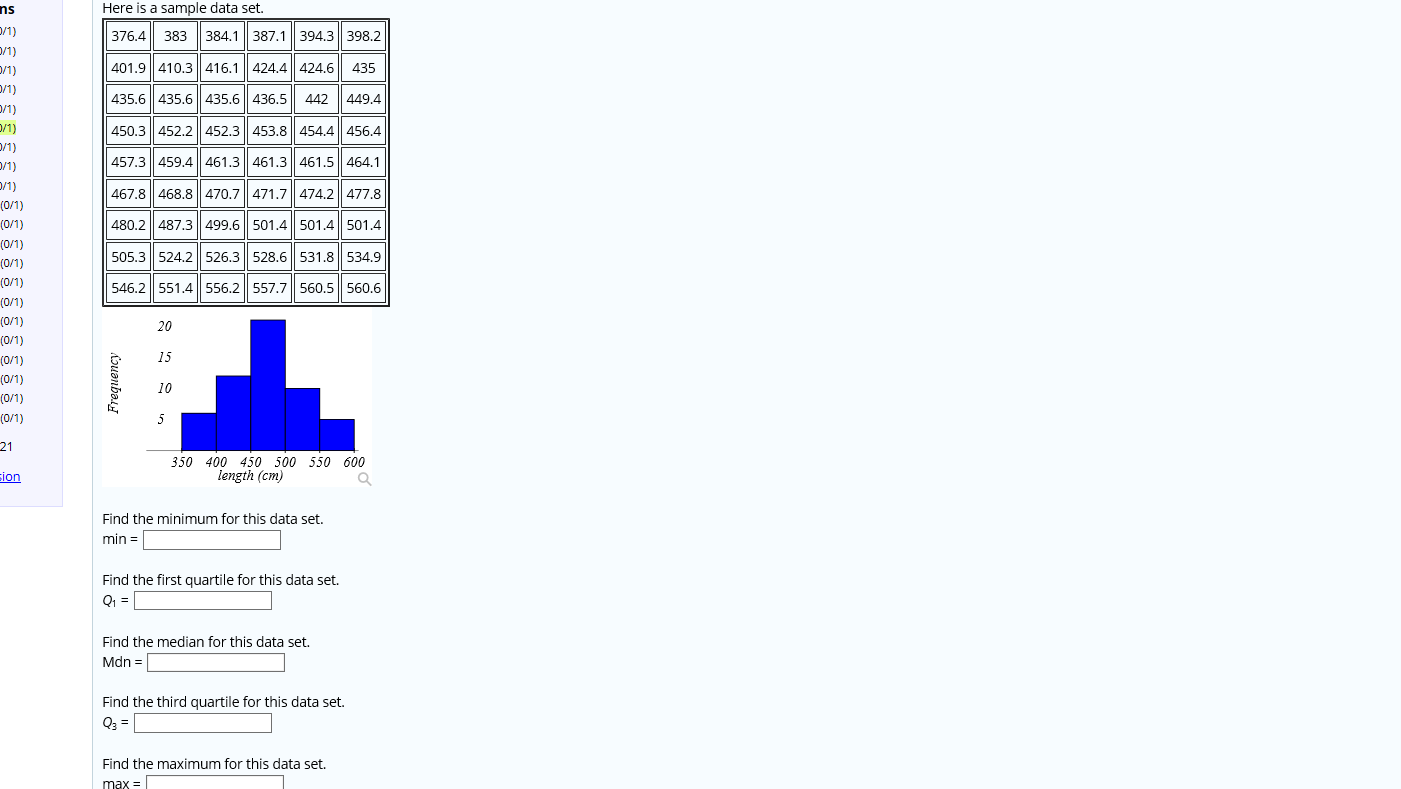 Solved SSSSSSS Here Is A Sample Data Set. 376.4|| 383 384.1 | Chegg.com