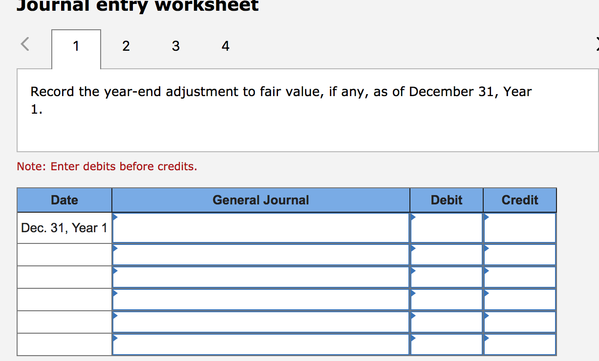 Solved Exercise 15-6 Multiyear fair value adjustments | Chegg.com