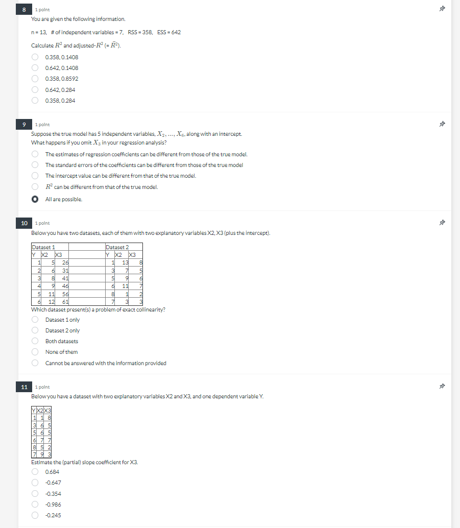 Solved 81 point You are given the following information. | Chegg.com