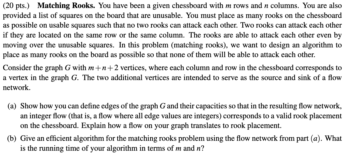 Solved (a) Assume you are given an N * N chessboard with