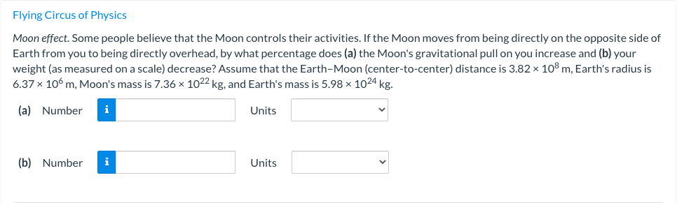 Solved Moon effect. Some people believe that the Moon | Chegg.com