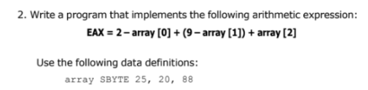 Solved 2. Write a program that implements the following | Chegg.com