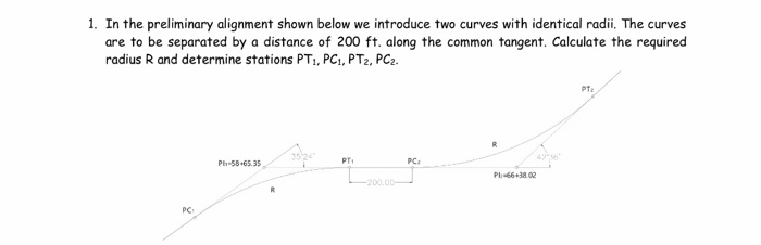 Solved 1. In The Preliminary Alignment Shown Below We | Chegg.com