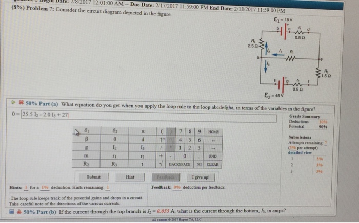 Consider The Circuit Diagram Depicted In The Figure