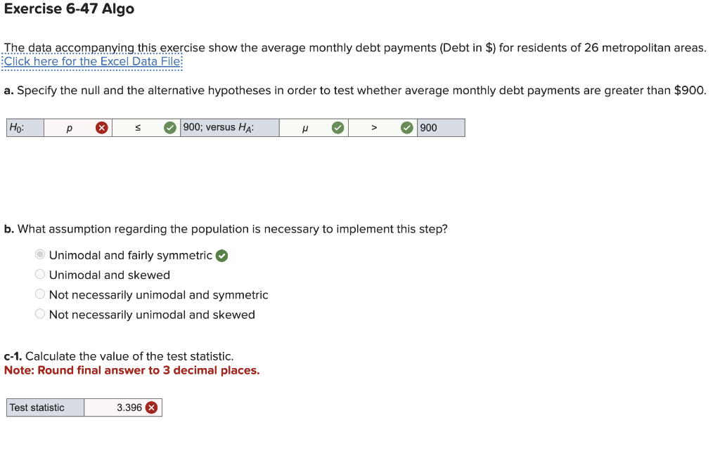 Solved The data this exercise show the average